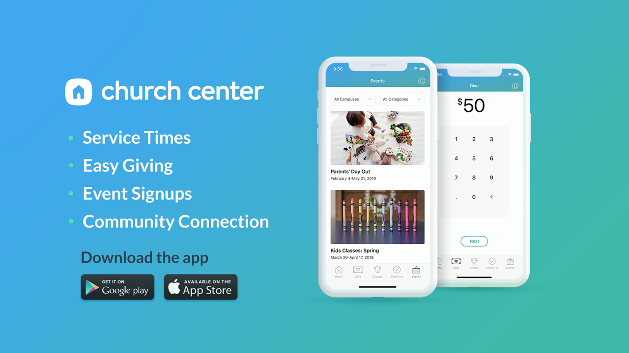 Get the Church Center App