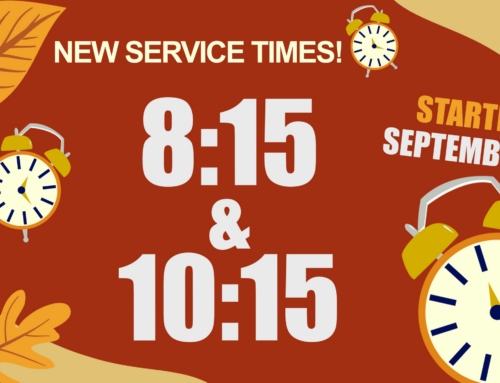 Service Times Change September 13