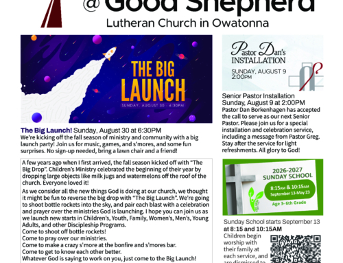 August 2026 GSO Newsletter